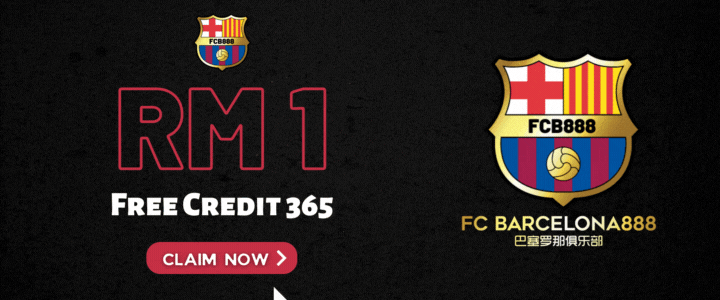 Barcelona888-RM1-Free-Credit-365-Days-Banner