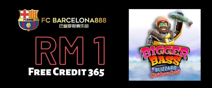 Barce888 Free Credit 365 RM1 - Bigger Bass Blizzard Chrismas Catch