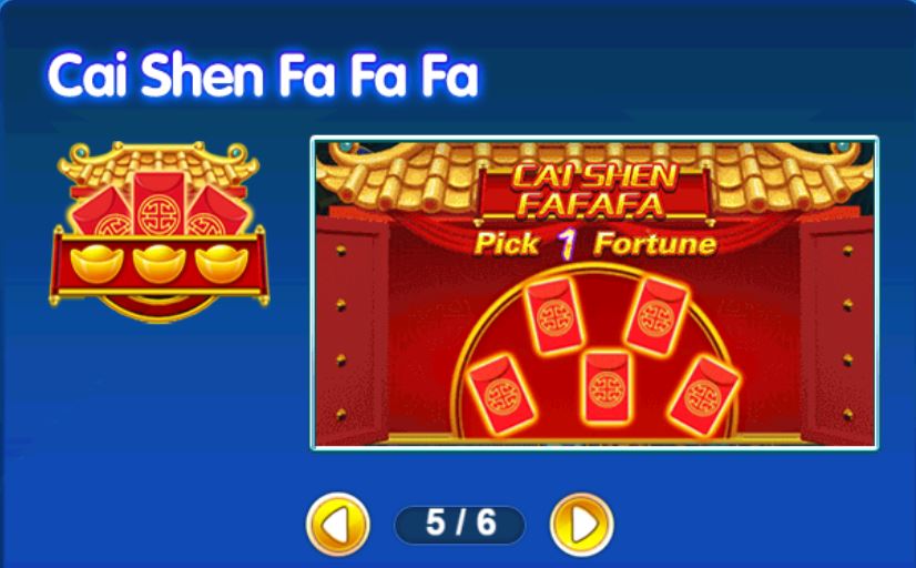 Barce888 - Cai Shen Fishing - Paytable 5 - barce888a.com