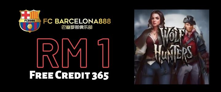 Barce888 Free Credit 365 RM1 - Wolf Hunter Slot