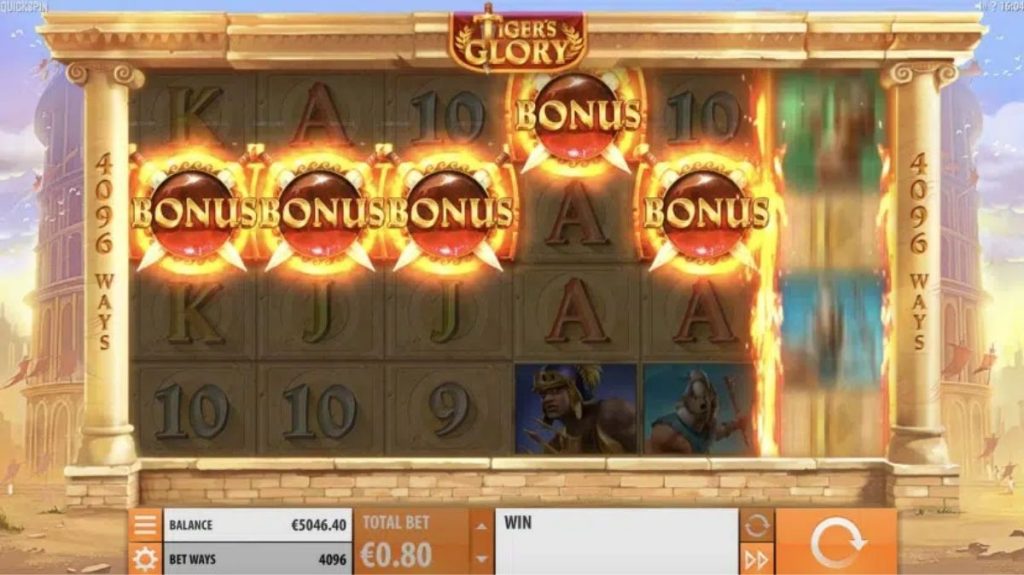 Tiger's Glory Slot - Bonus Features - Barce888a