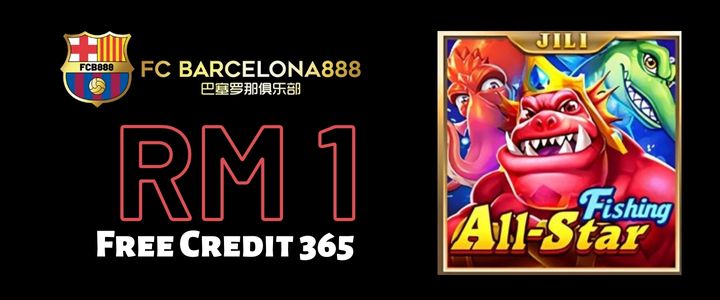 Barce888 Free Credit 365 RM1 - All Star Fishing