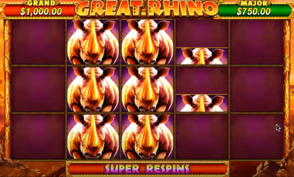 Great Rhino Slot - Super Respins - Barcelona888a