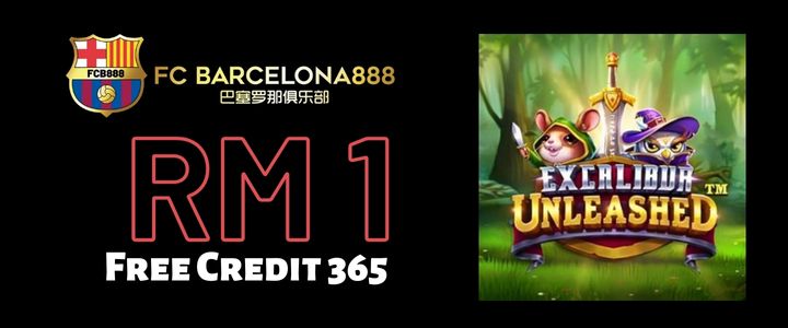 Barce888 Free Credit 365 RM1 - Excalibur Unleashed Slot