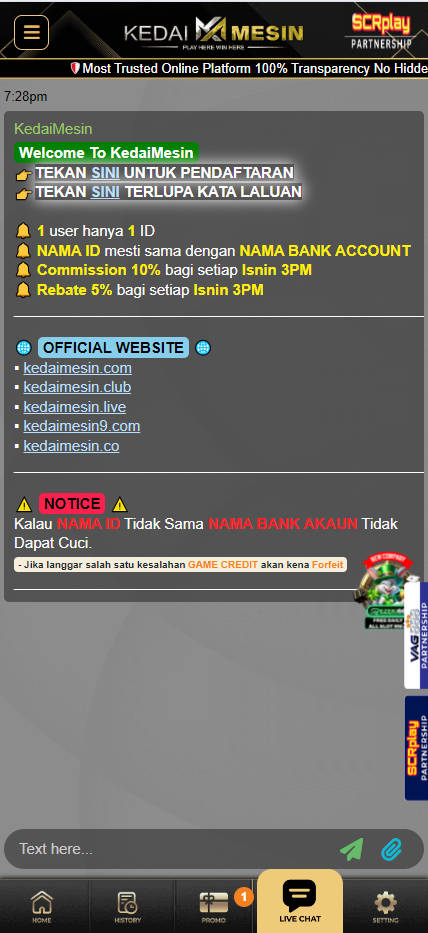 KedaiMesin - Live Chat - barce888a