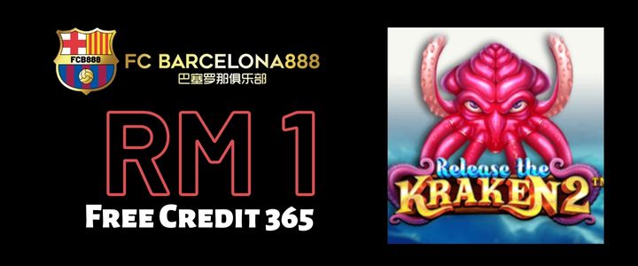 Barce888 Free Credit 365 RM1 - Kraken 2 Slot