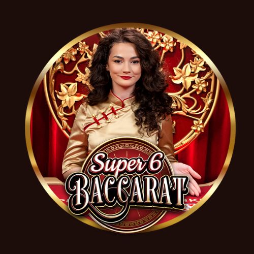 Golden Baccarat Super Six - Logo - Barce888a