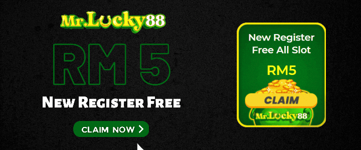 MrLucky88 Free Credit No Deposit RM5 - Promotion Banner