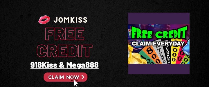 JomKiss Free Credit 918Kiss & Mega888 - Promotion Banner