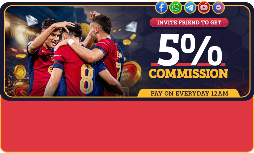 5% Commission Banner - barce888a