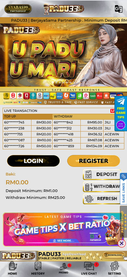 Padu33 - Homepage - Barce888a