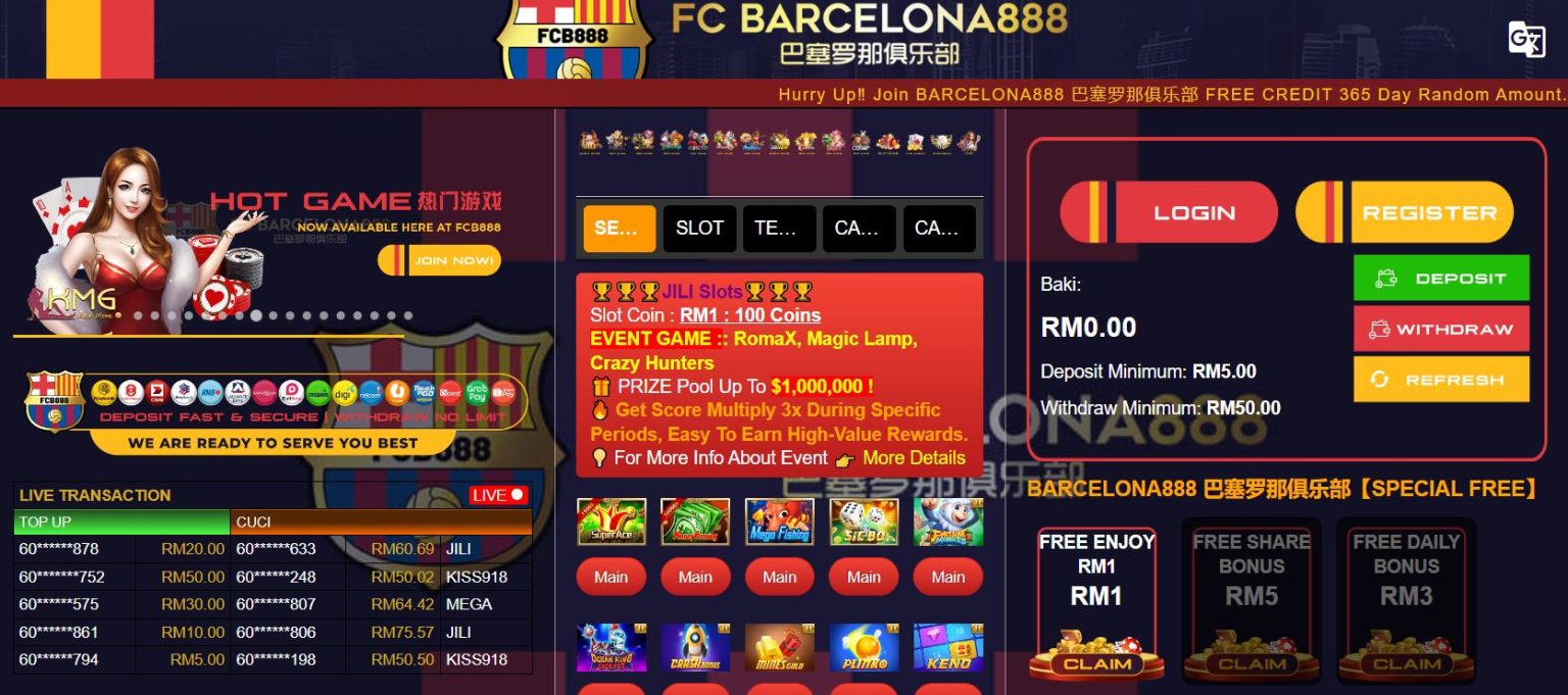 Barce888 - Casino - Main Page - barce888a.com