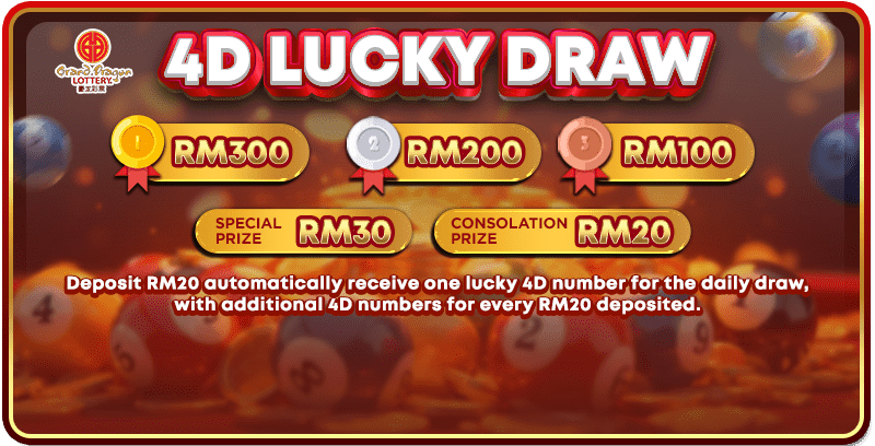 4D Lucky Draw Banner