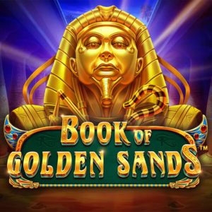 Barce888 - Book of Golden Sands Slot - Logo - barce888a.com