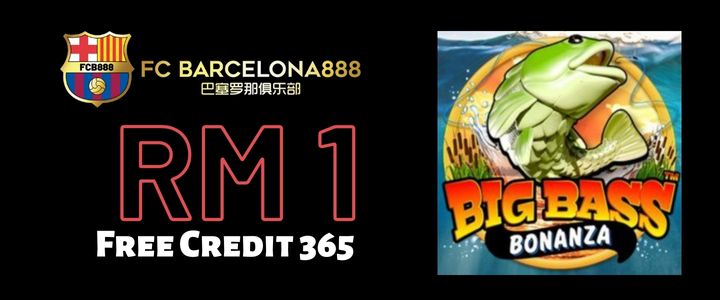 Barce888 Free Credit 365 RM1 - Big Bass Bonanza Slot