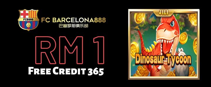 Barce888 Free Credit 365 RM1 - Dinosaur Tycoon Fishing