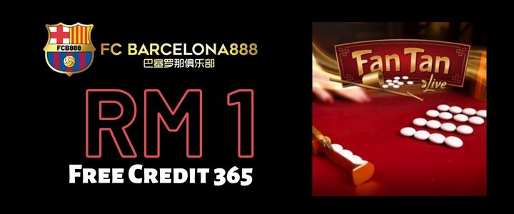 Barce888 Free Credit 365 RM1 - Fan Tan