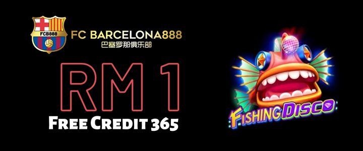 Barce888 Free Credit 365 RM1 - Fishing Disco