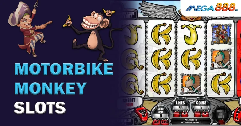 Barce888 - Motorbike Monkey Slot - Cover - barce888a.com
