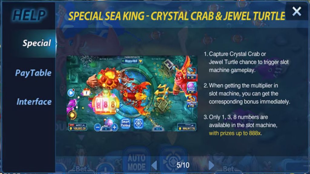 Barce888 - All-Star Fishing - Crystal Crab - barce888a.com