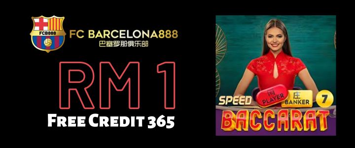 Barce888 - Rm1 Free Credit 365 - Speed Baccarat