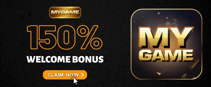 Mygame welcome bonus 150%