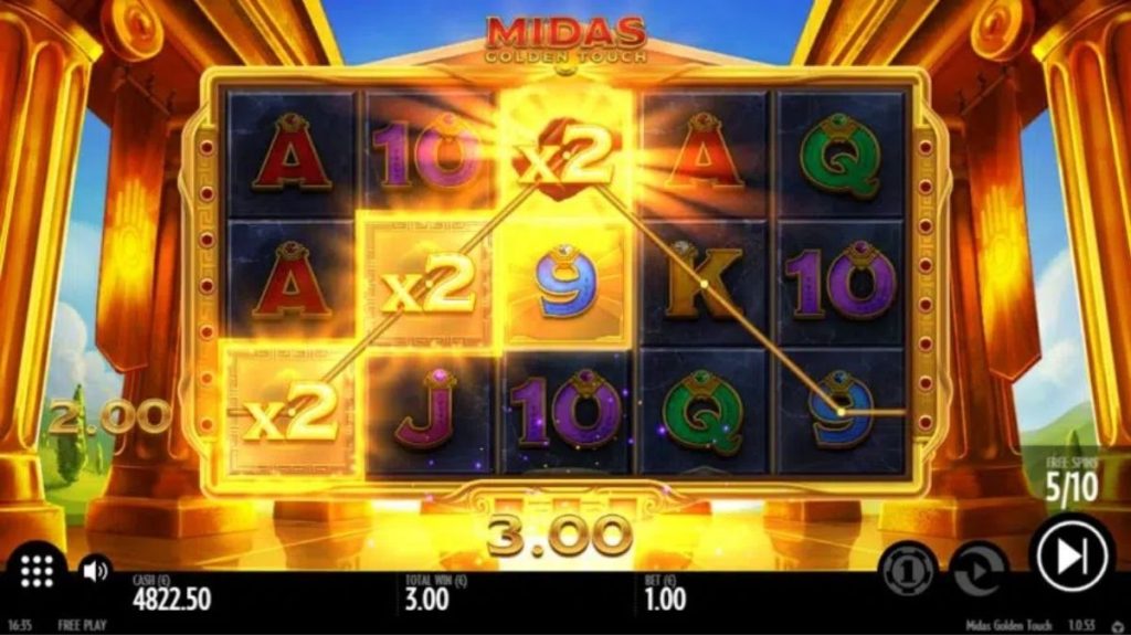 Midas Golden Touch Slot - Wild Multipliers - Barce888a