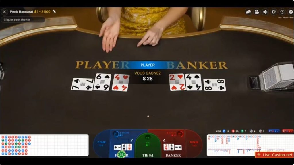 Peek Baccarat - Gameplay 3 - Barce888a