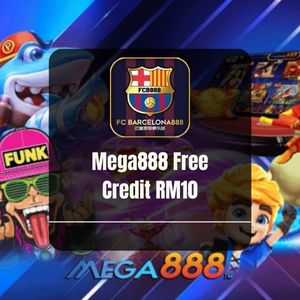 Mega888 Free Credit RM10 - Logo - Barce888a