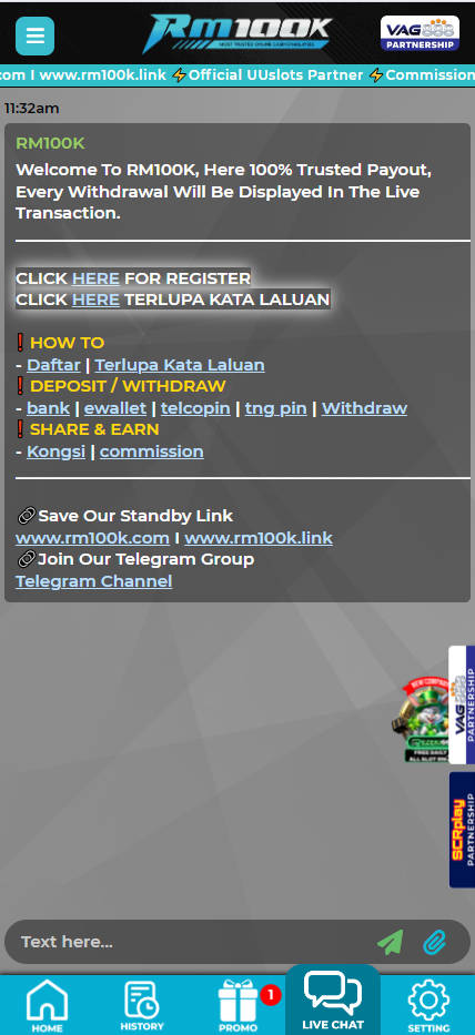 RM100K - Live Chat - barce888a